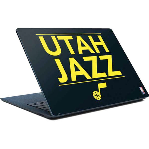 NBA Utah Jazz Standard - Black Surface Laptop Skin